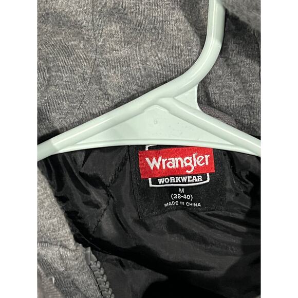 Wrangler Workwear Insulated Zip Up Denim Jacket Mens M - Picture 3 of 3